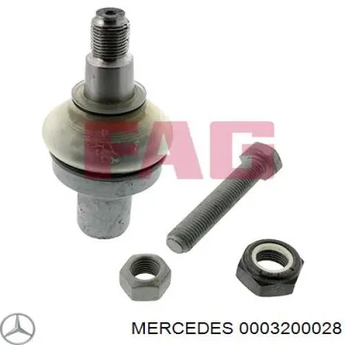 0003200028 Mercedes rótula de suspensión inferior