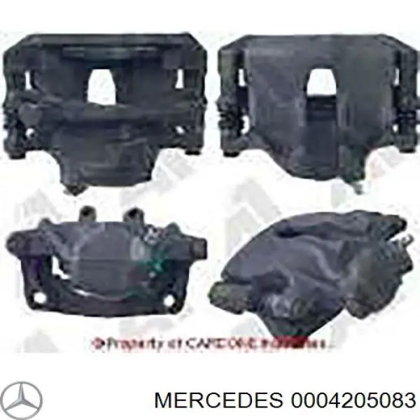 A1264201383 Mercedes pinza de freno trasero derecho