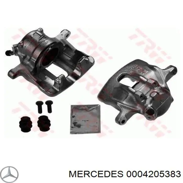 0004205383 Mercedes pinza de freno delantera izquierda