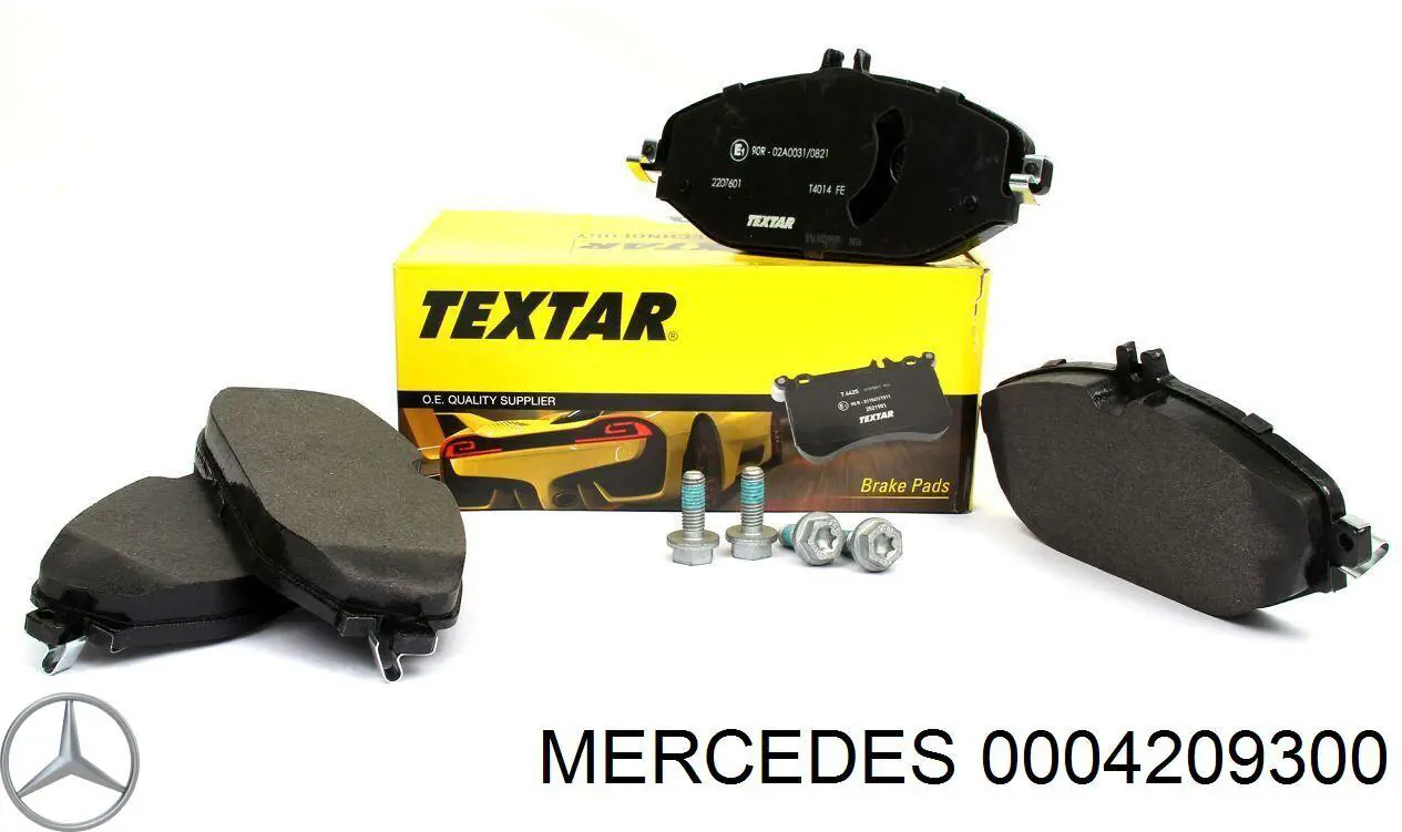 0004209300 Mercedes pastillas de freno delanteras