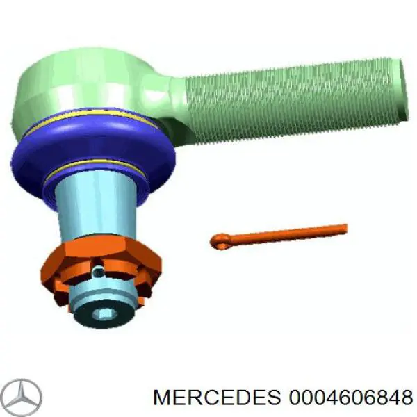 0004606848 Mercedes boquilla de dirección