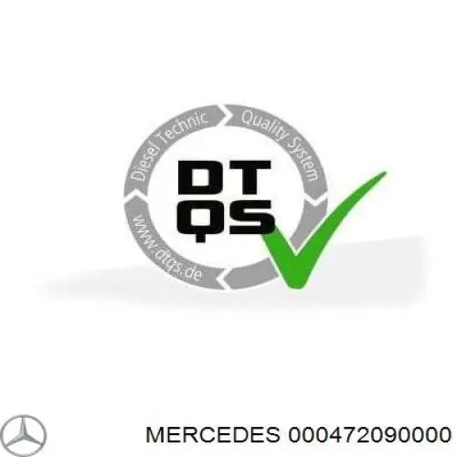 000472090000 Mercedes anillo de retención de cojinete de rueda