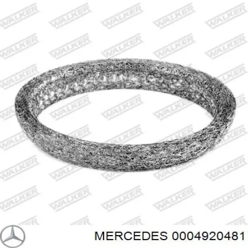 0004920481 Mercedes junta de tubo de escape silenciador