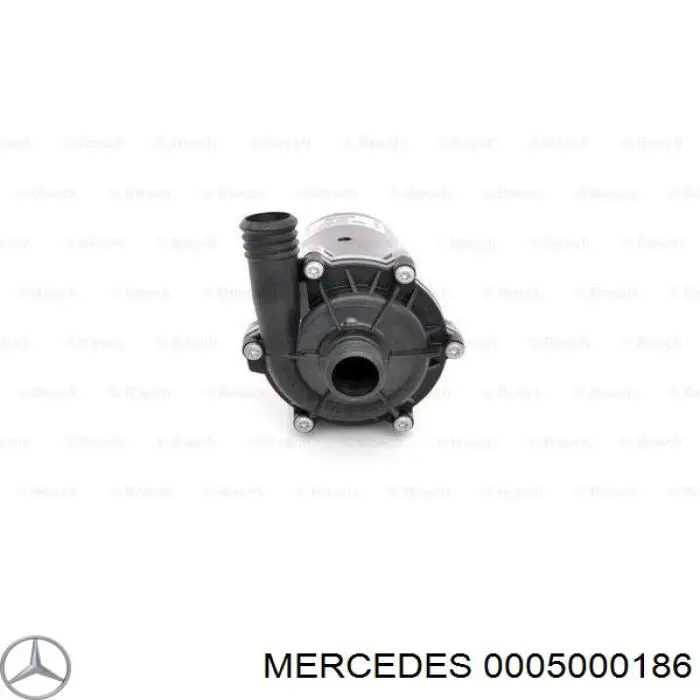 0005000186 Mercedes bomba de agua, adicional eléctrico