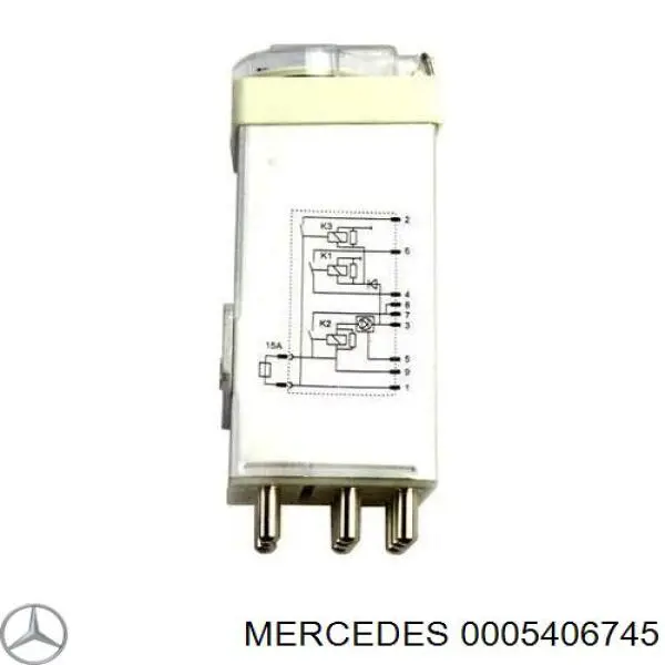 0005406745 Mercedes regulador de rele del generador (rele de carga)