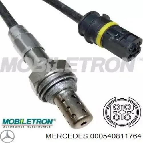 000540811764 Mercedes sonda lambda sensor de oxigeno post catalizador