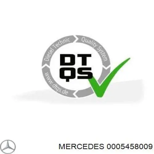 0005458009 Mercedes interruptor, piloto de marcha atrás