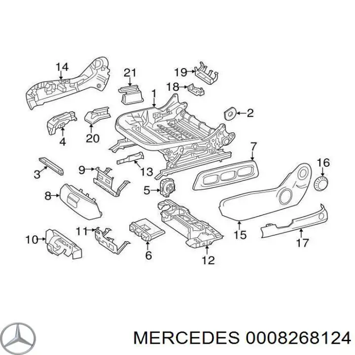  Cubierta Del Faro para Mercedes R W251