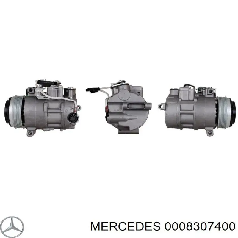 0008307400 Mercedes compresor de aire acondicionado