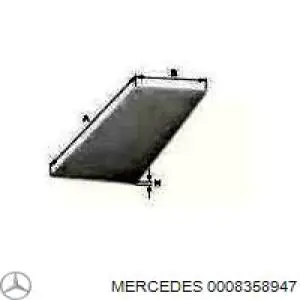 0008358947 Mercedes filtro de habitáculo