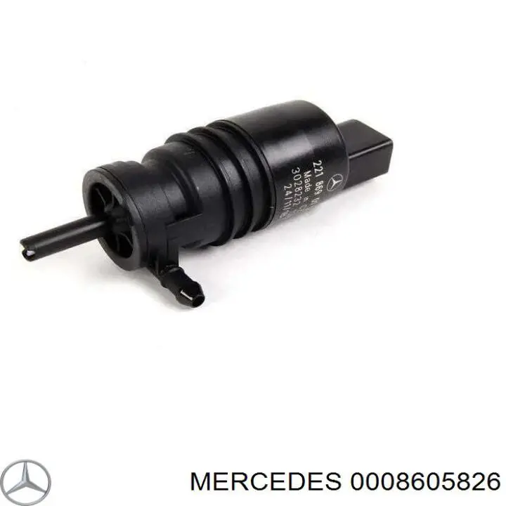 0008605826 Mercedes bomba de limpiaparabrisas delantera