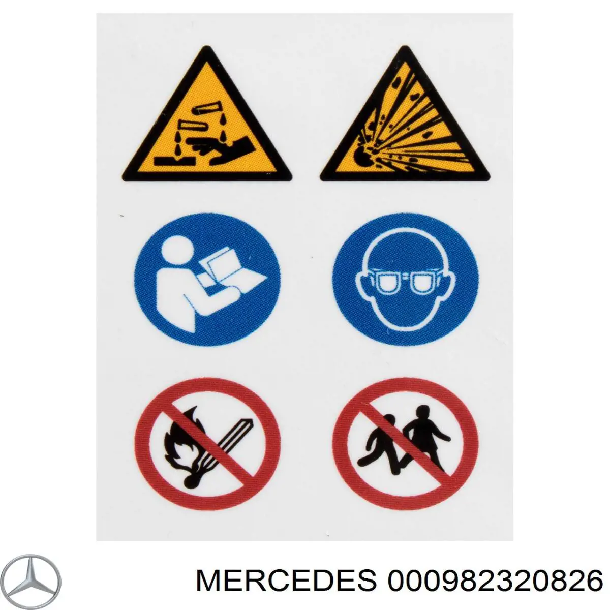 000982320826 Mercedes batería de arranque