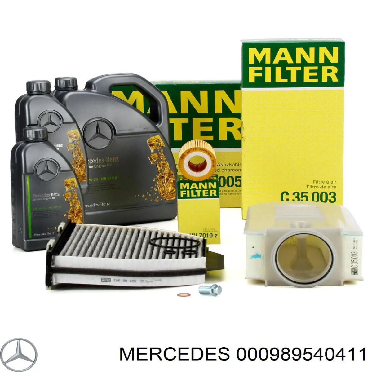 000989540411 Mercedes aceite de motor