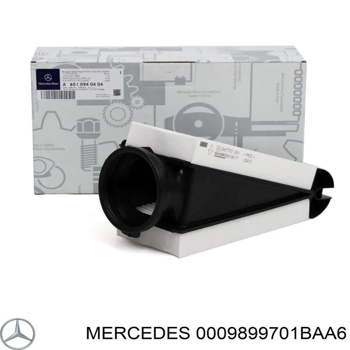 0009899701BAA6 Mercedes aceite de motor