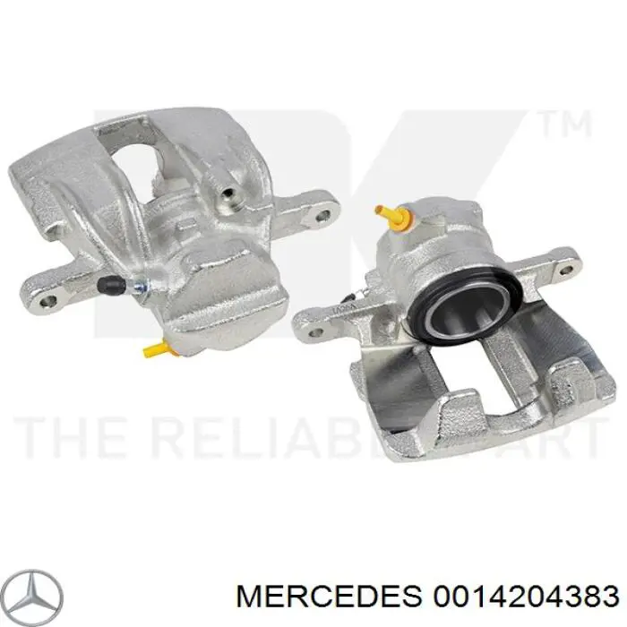 0014204383 Mercedes pinza de freno delantera izquierda