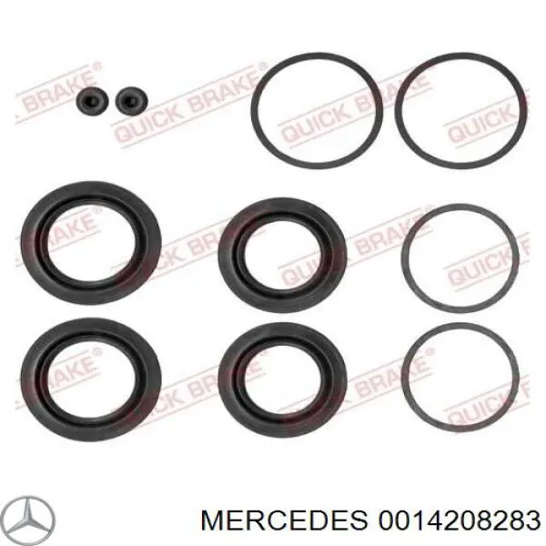 0014208283 Mercedes pinza de freno delantera izquierda