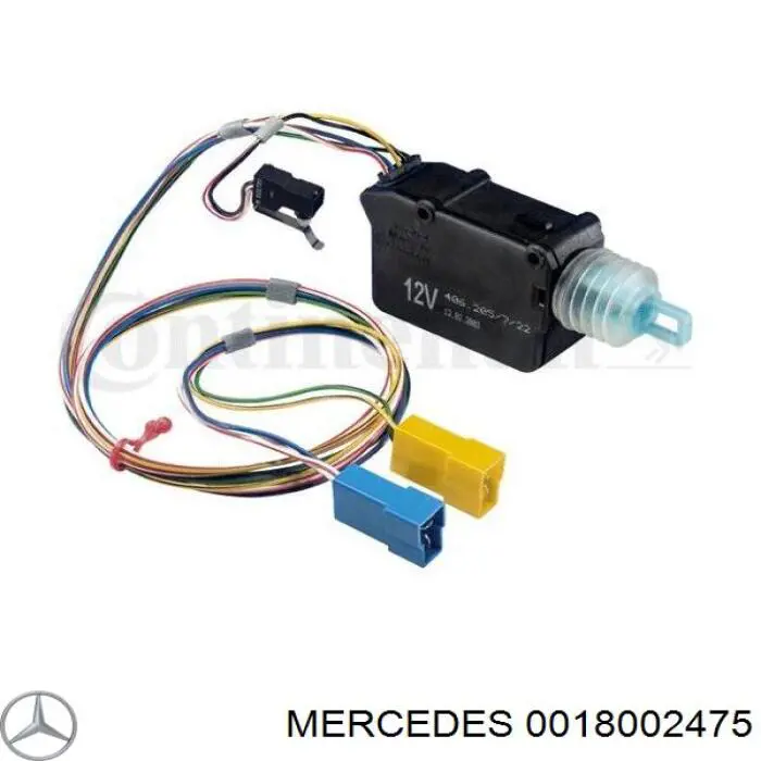 0018002475 Mercedes elemento de regulación, cierre centralizado, puerta de maletero