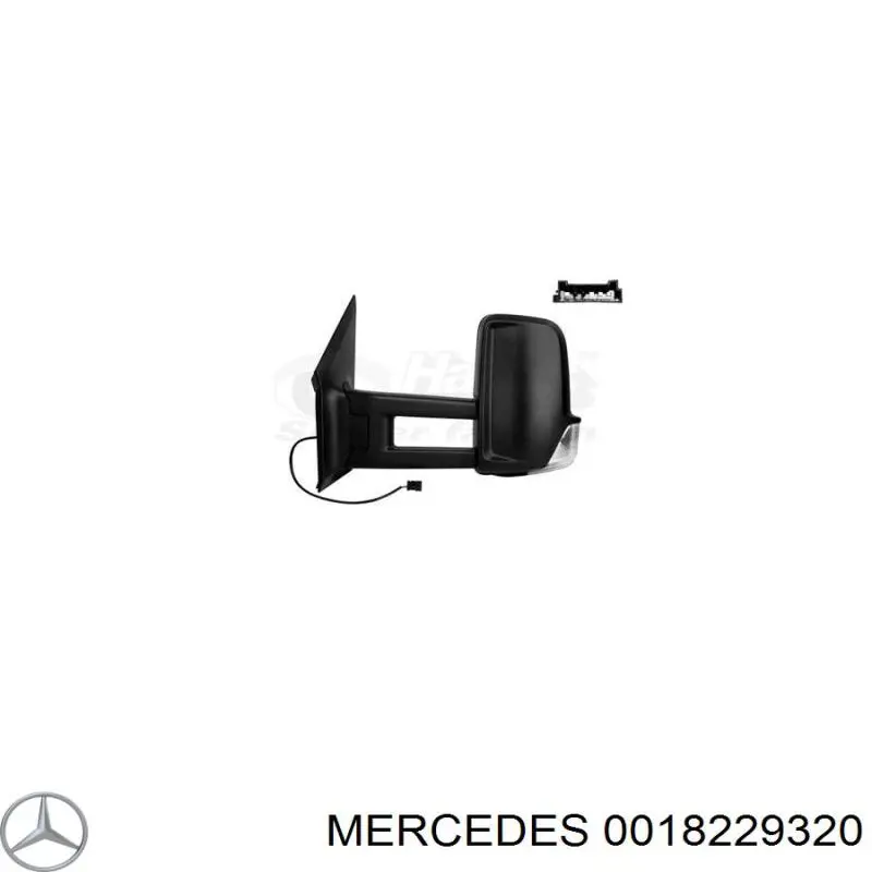 0018229320 Mercedes luz intermitente de retrovisor exterior izquierdo