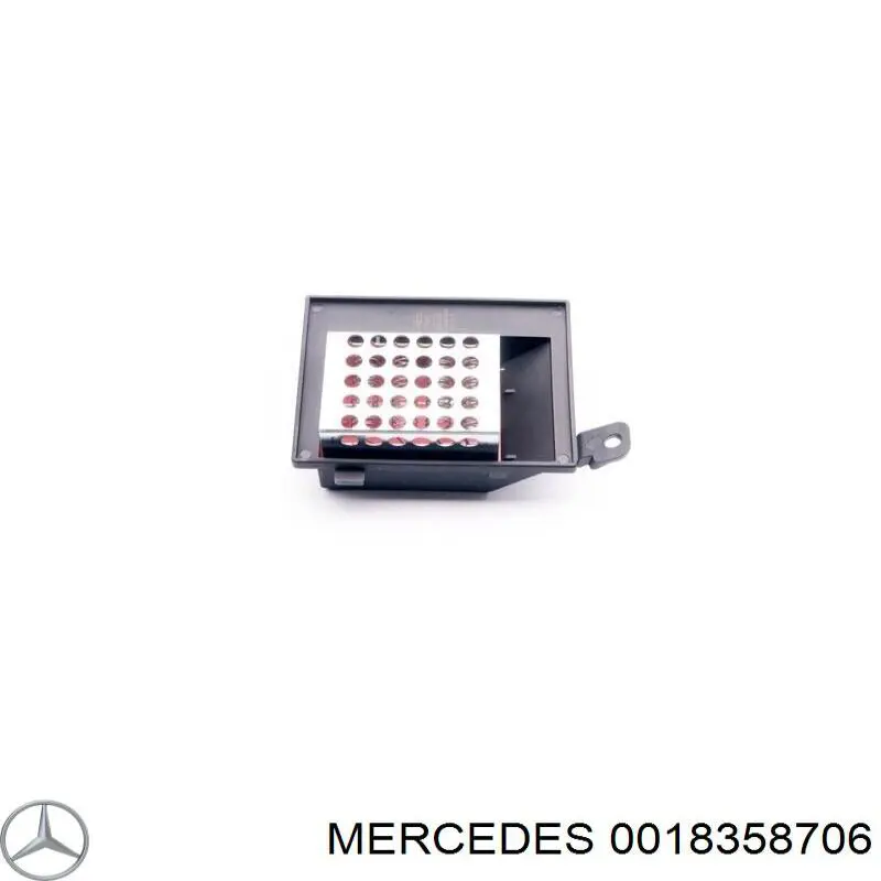 0018358706 Mercedes resitencia, ventilador habitáculo