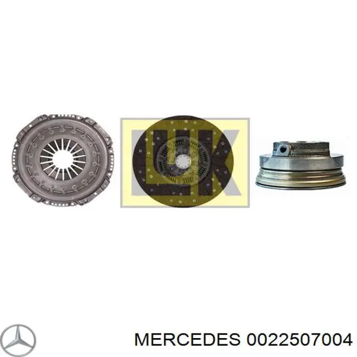 0022507004 Mercedes plato de presión del embrague