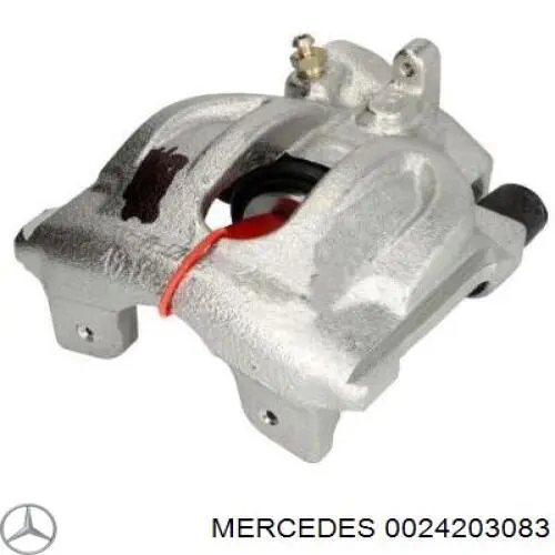 0024203083 Mercedes pinza de freno trasero derecho