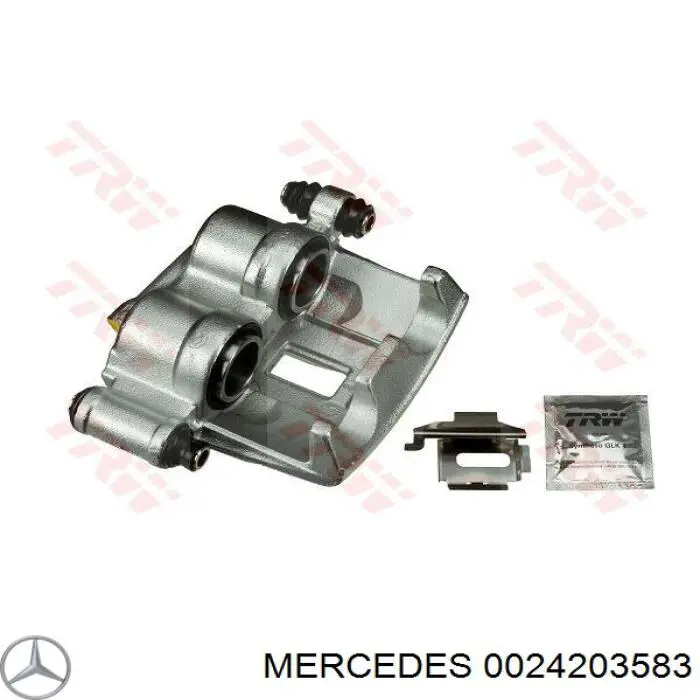 0024203583 Mercedes pinza de freno trasero derecho