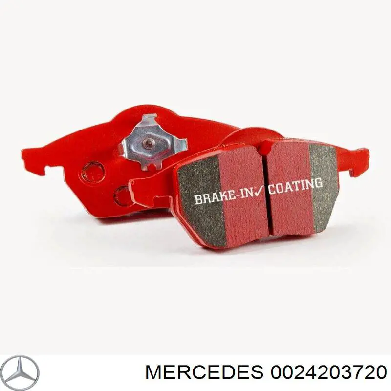 0024203720 Mercedes pastillas de freno delanteras