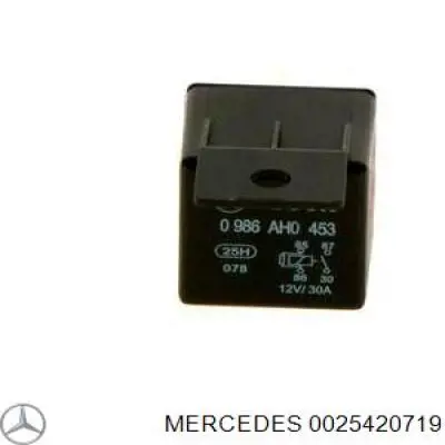 0025420719 Mercedes relé, aire acondicionado