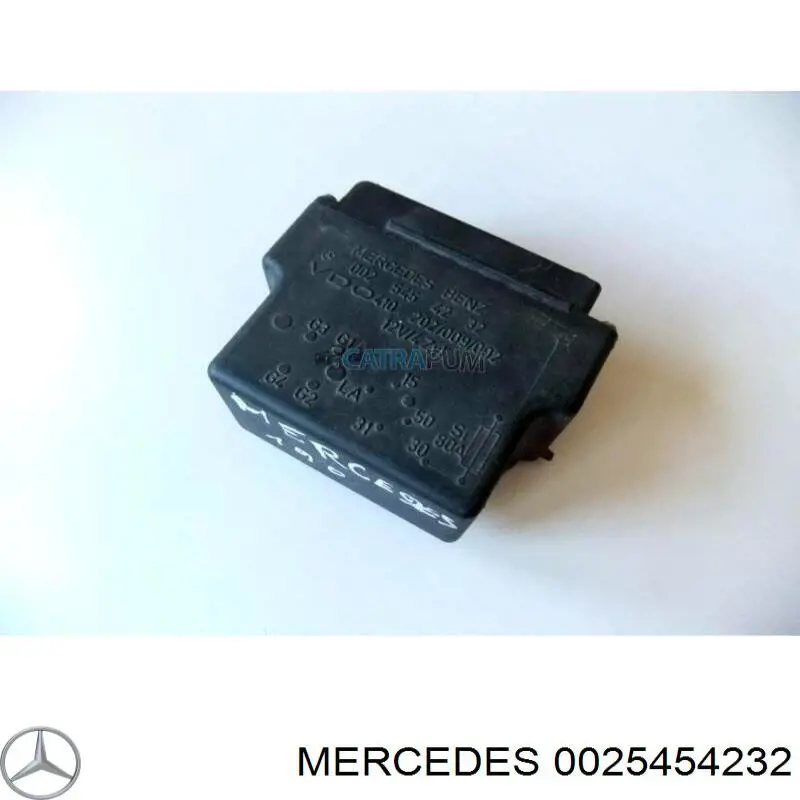 0025454232 Mercedes relé de bujía de precalentamiento