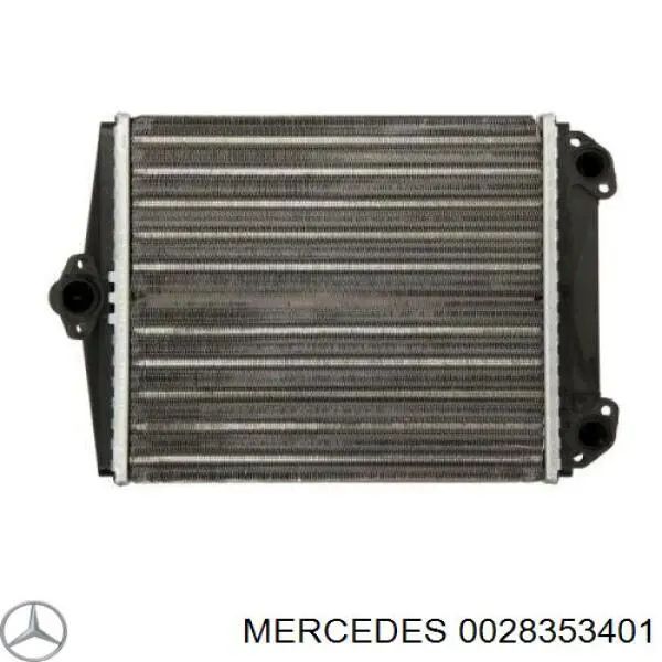 0028353401 Mercedes radiador de calefacción