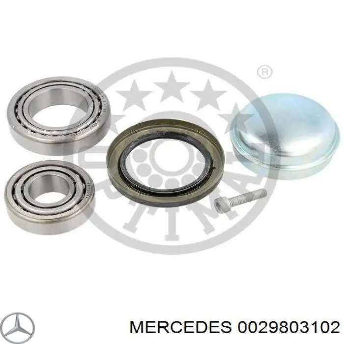 0029803102 Mercedes cojinete de rueda delantero