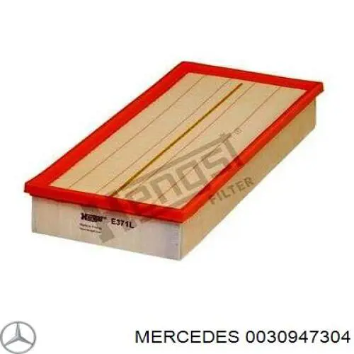 0030947304 Mercedes filtro de aire