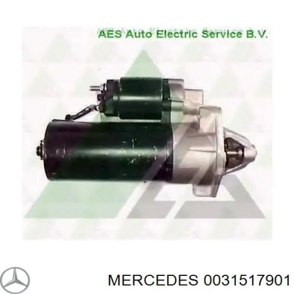 0031517901 Mercedes motor de arranque