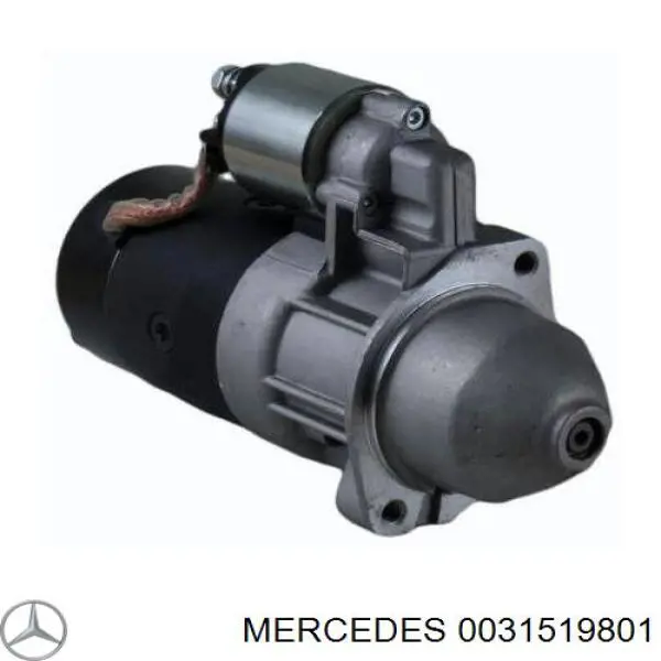 0031519801 Mercedes motor de arranque