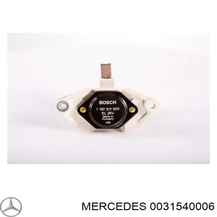 0031540006 Mercedes regulador de rele del generador (rele de carga)