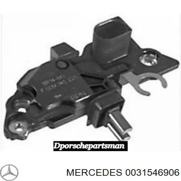 0031546906 Mercedes regulador de rele del generador (rele de carga)