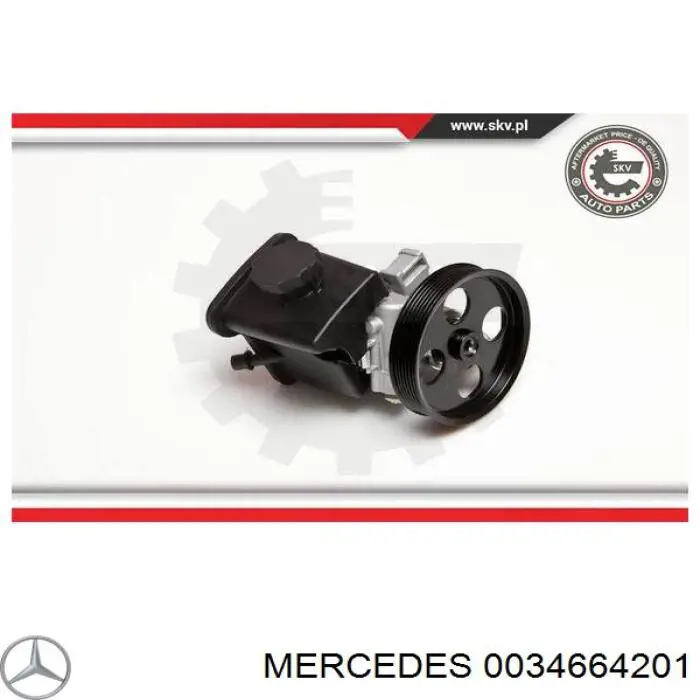 0034664201 Mercedes bomba hidráulica de dirección