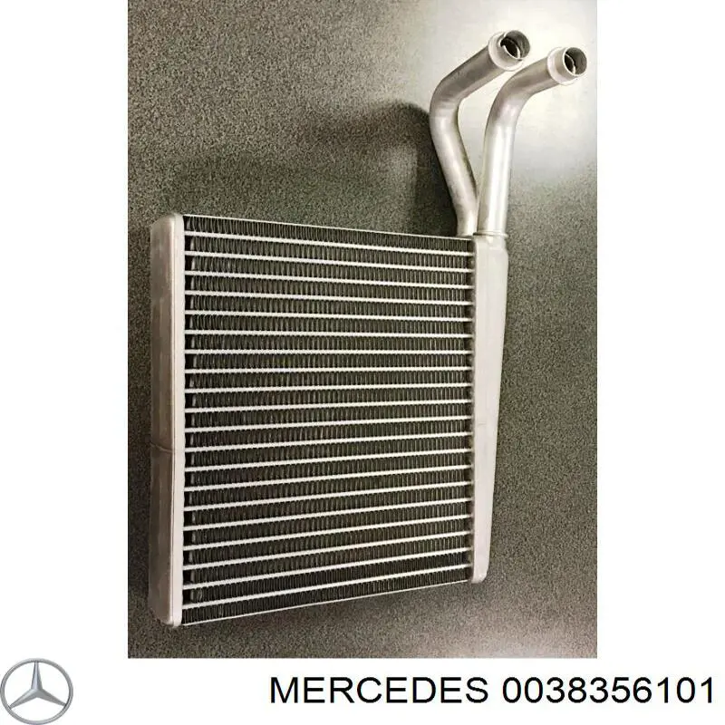 0038356101 Mercedes radiador de calefacción