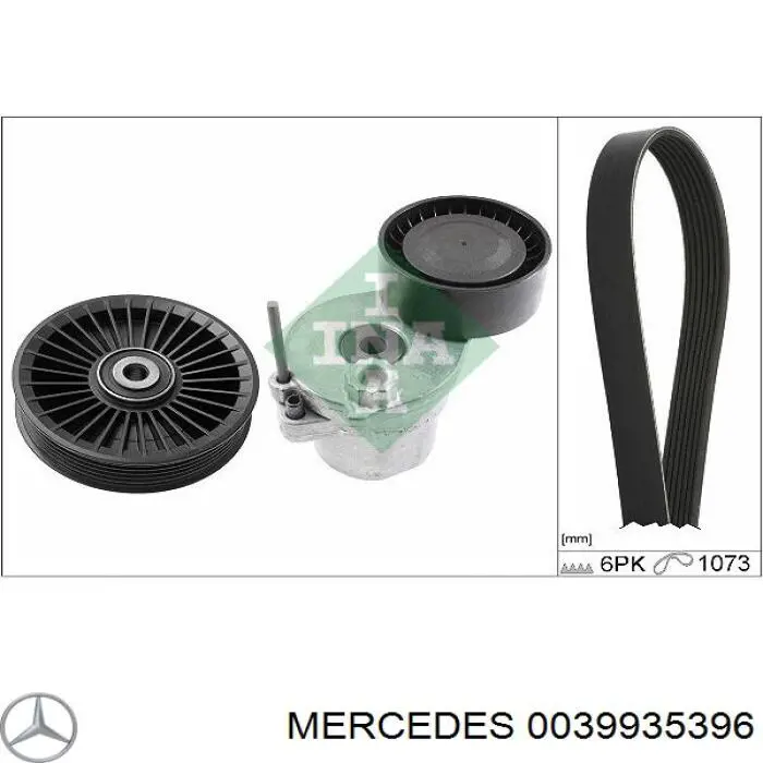 0039935396 Mercedes correa trapezoidal