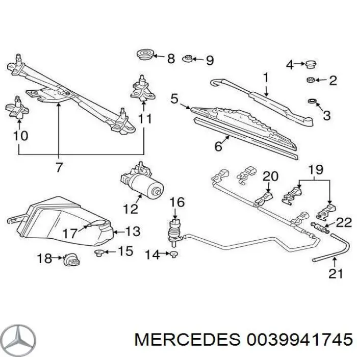 0039941745 Mercedes 