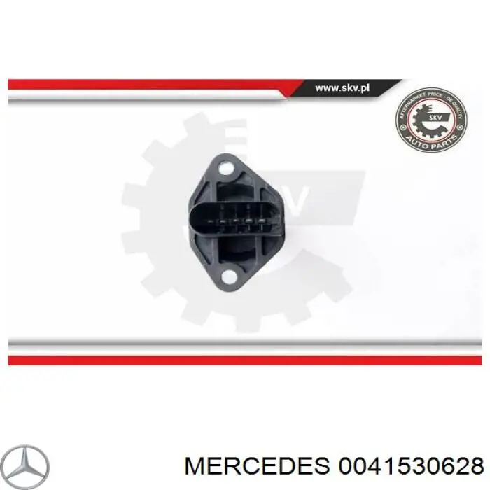 0041530628 Mercedes sensor de flujo de aire/medidor de flujo (flujo de aire masibo)