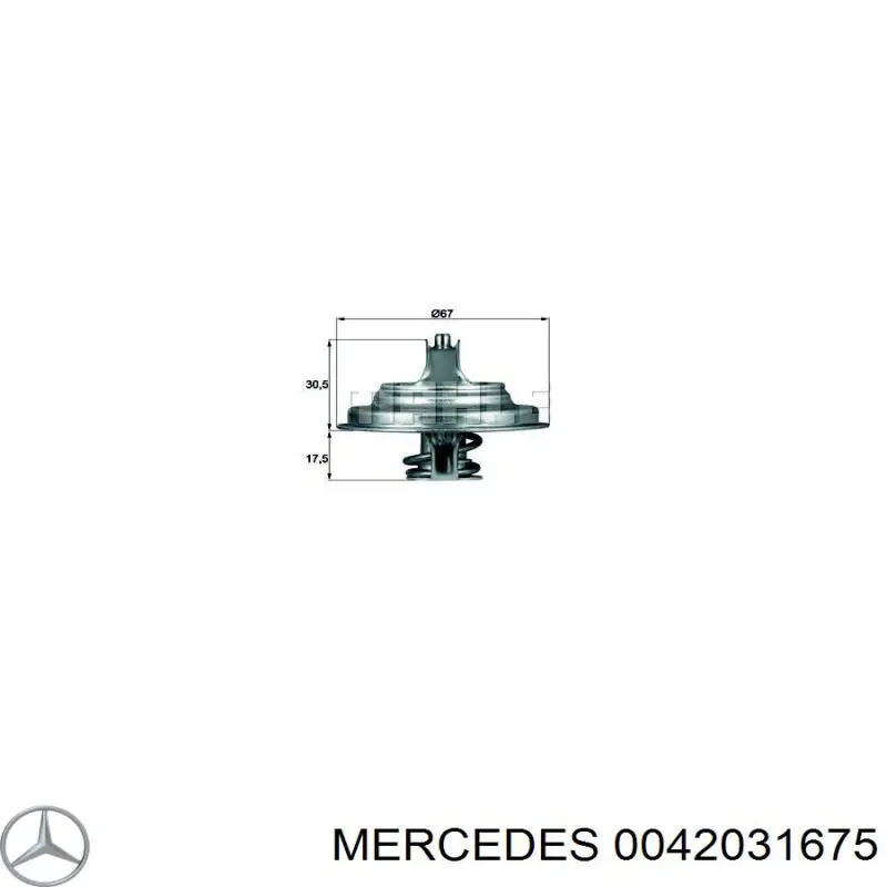 0042031675 Mercedes termostato, refrigerante