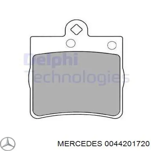 0044201720 Mercedes pastillas de freno traseras