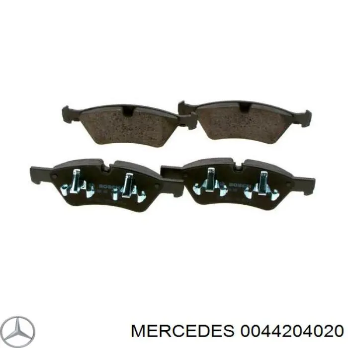 0044204020 Mercedes pastillas de freno delanteras