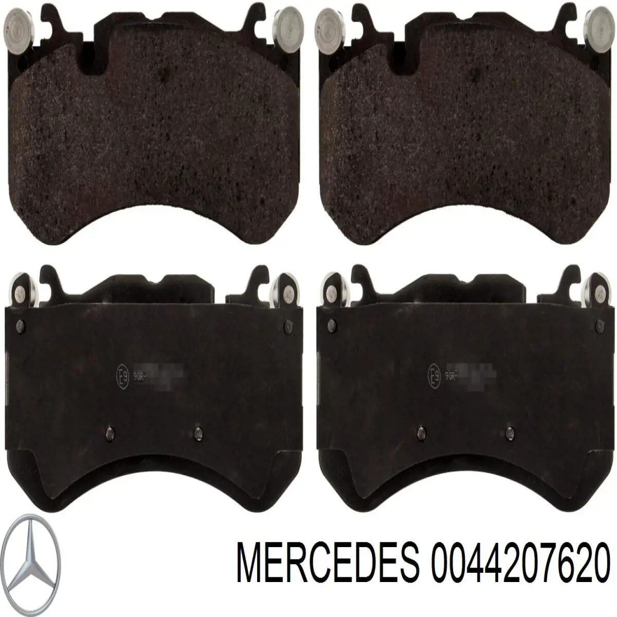 0044207620 Mercedes pastillas de freno delanteras