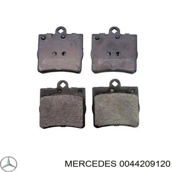 0044209120 Mercedes pastillas de freno traseras