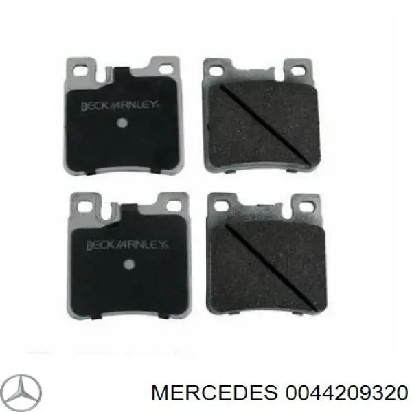 0044209320 Mercedes pastillas de freno traseras