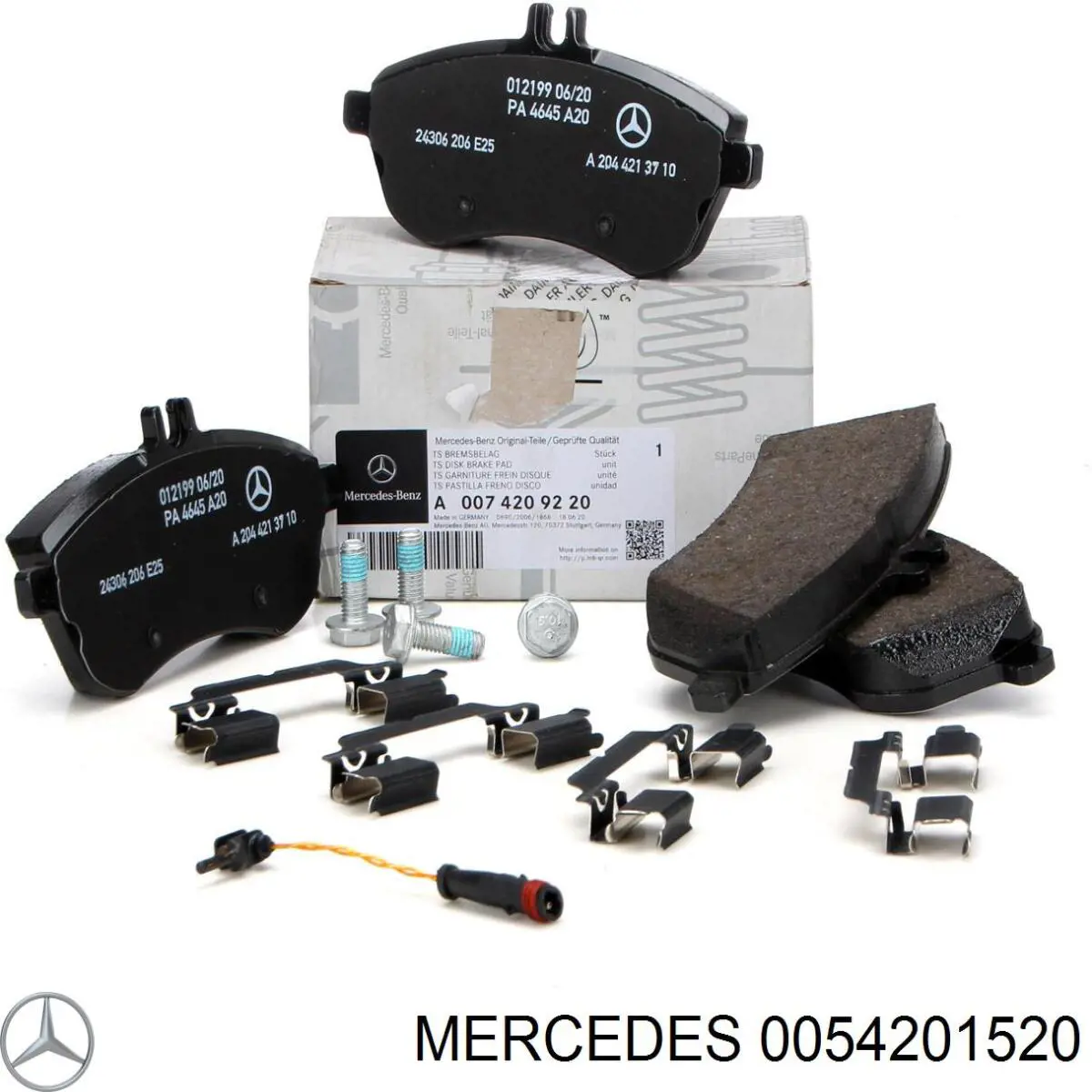 0054201520 Mercedes pastillas de freno delanteras