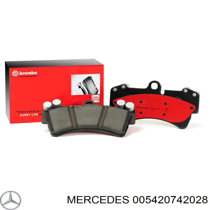 005420742028 Mercedes pastillas de freno traseras