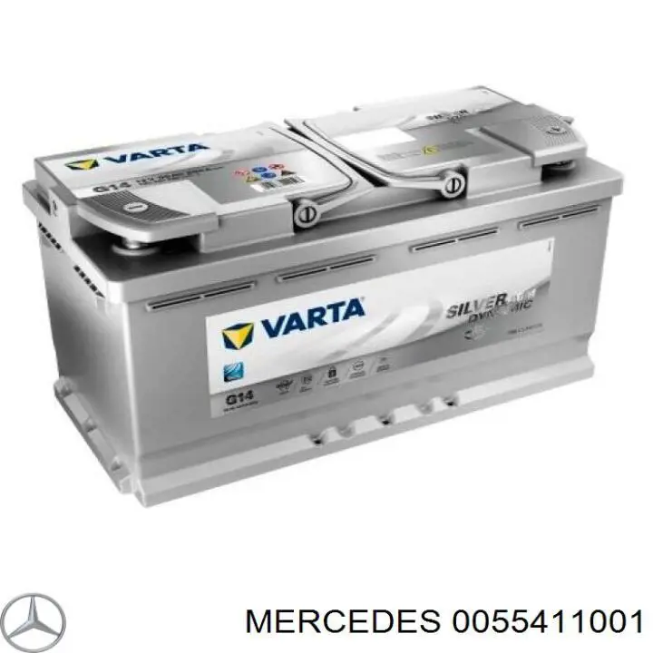 0055411001 Mercedes batería de arranque